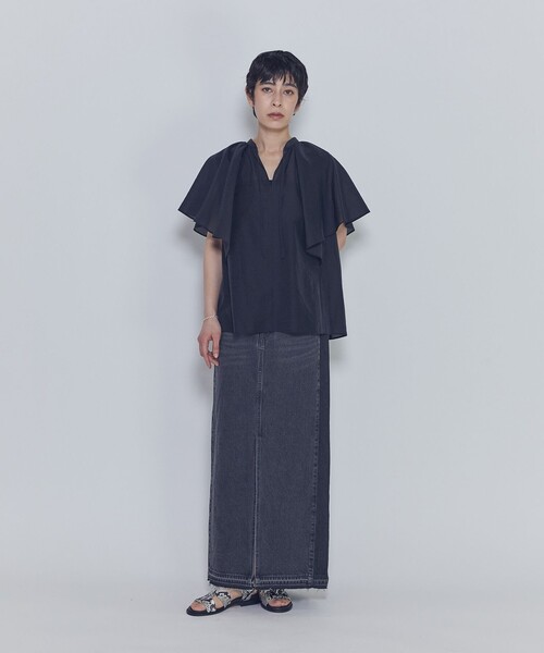 1er Arrondissement(プルミエアロンディスモン)の「ブラックデニムスカート(デニムスカート・レディース・ブラック系その他3・38/36)」の14枚目の写真