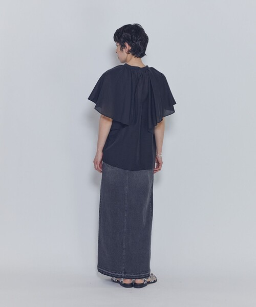 1er Arrondissement(プルミエアロンディスモン)の「ブラックデニムスカート(デニムスカート・レディース・ブラック系その他3・38/36)」の12枚目の写真