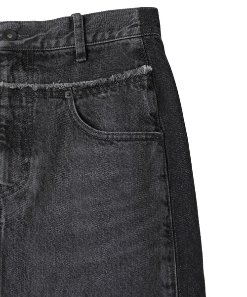 1er Arrondissement(プルミエアロンディスモン)の「ブラックデニムスカート(デニムスカート・レディース・ブラック系その他3・38/36)」の6枚目の写真