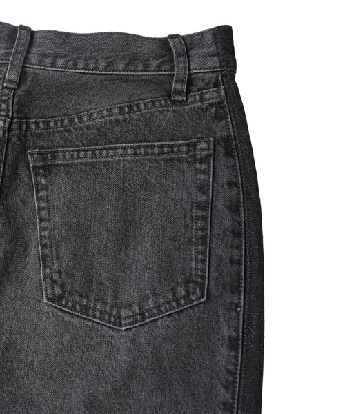 1er Arrondissement(プルミエアロンディスモン)の「ブラックデニムスカート(デニムスカート・レディース・ブラック系その他3・38/36)」の5枚目の写真