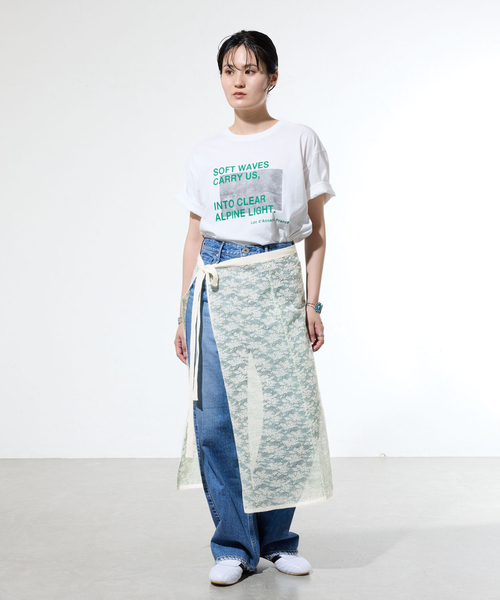 IENA(イエナ)の「《一部店舗限定》フラワージャガード ラップスカート(スカート・レディース・ピンク/グリーン・FREE)」の13枚目の写真