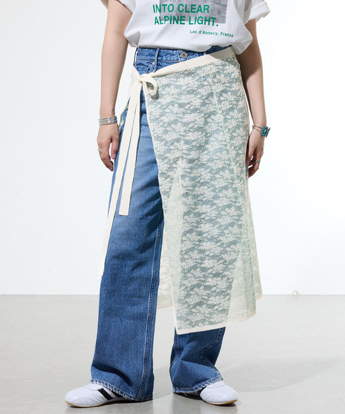 IENA(イエナ)の「《一部店舗限定》フラワージャガード ラップスカート(スカート・レディース・ピンク/グリーン・FREE)」の15枚目の写真