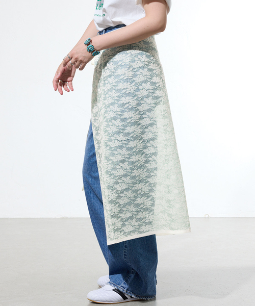 IENA(イエナ)の「《一部店舗限定》フラワージャガード ラップスカート(スカート・レディース・ピンク/グリーン・FREE)」の18枚目の写真