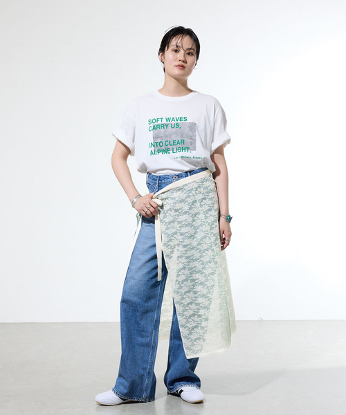 IENA(イエナ)の「《一部店舗限定》フラワージャガード ラップスカート(スカート・レディース・ピンク/グリーン・FREE)」の20枚目の写真