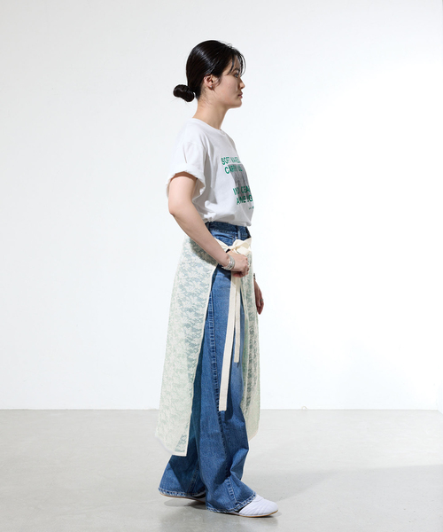 IENA(イエナ)の「《一部店舗限定》フラワージャガード ラップスカート(スカート・レディース・ピンク/グリーン・FREE)」の21枚目の写真