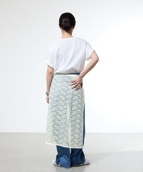 IENA(イエナ)の「《一部店舗限定》フラワージャガード ラップスカート(スカート・レディース・ピンク/グリーン・FREE)」の22枚目の写真