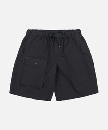 COMFORTABLE BANDING SHORTS _ BLACK