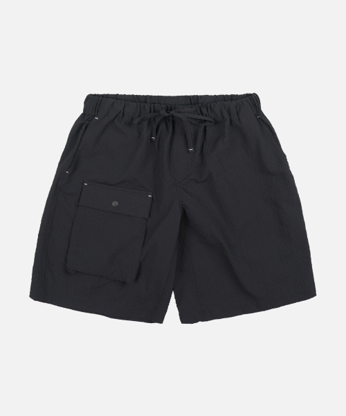FRIZMWORKS(フリズムワークス)の「COMFORTABLE BANDING SHORTS _ BLACK(その他パンツ・メンズ・その他・MEDIUM/LARGE/X-LARGE)」の1枚目の写真