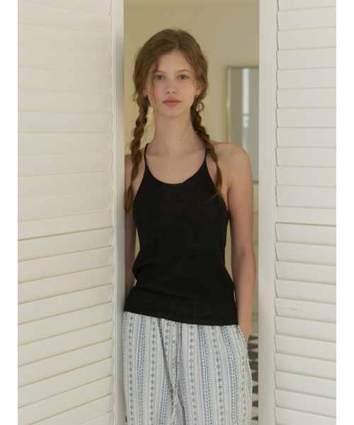 RE_L(リエル)の「Halter neck knit sleeveless (black)(ニット/セーター・レディース・その他・FREE)」の4枚目の写真
