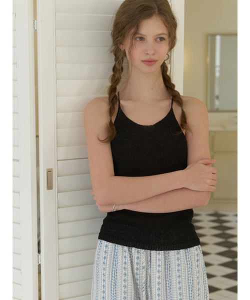 RE_L(リエル)の「Halter neck knit sleeveless (black)(ニット/セーター・レディース・その他・FREE)」の5枚目の写真