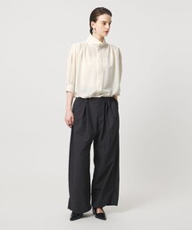 ASTRAET | ＜ASTRAET＞ジョーゼット ギャザー スタンドカラーブラウス(シャツ/ブラウス)
