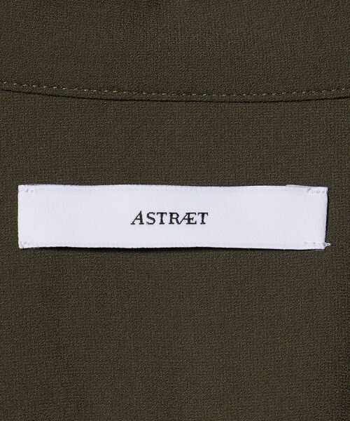 ASTRAET（アストラット）の「＜ASTRAET＞ジョーゼット ギャザー スタンドカラーブラウス（シャツ/ブラウス・レディース・モカ/オフホワイト・FREE）」の22枚目の写真