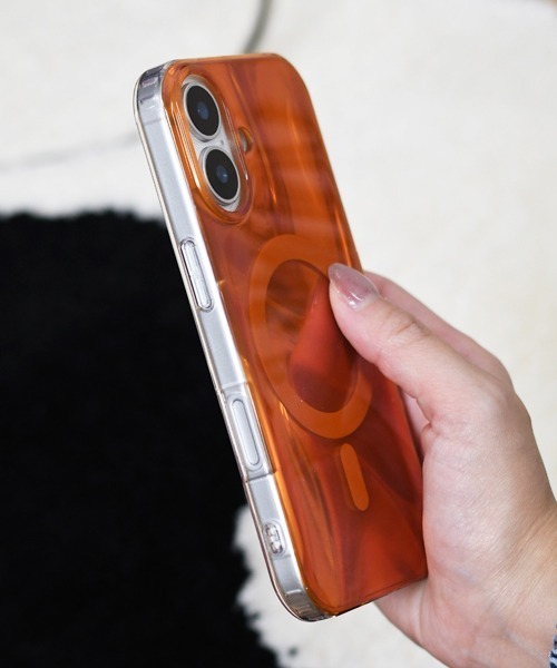 Fun & Daily(ファンアンドデイリー)の「MagSafe対応 Water ripples iPhone 16 17 Pro ProMax Case(スマホケース/カバー・レディース・オレンジ/パープル/シルバー/チャコールグレー・iPhone 17 Pro/iPhone 16 Pro/iPhone 17/iPhone 16/iPhone 17 Pro Max/iPhone 16 Pro Max)」の10枚目の写真