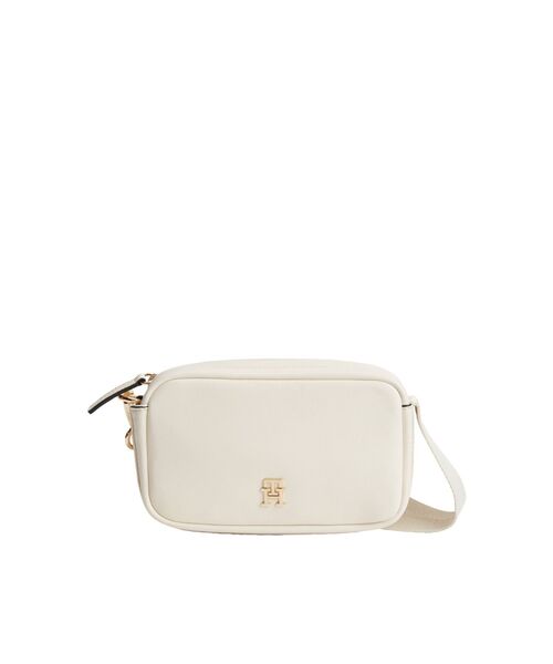 TOMMY HILFIGER(トミーヒルフィガー)の「THロゴテープカメラバッグ(ショルダーバッグ・レディース・アイボリー/ネイビー・FREE)」の2枚目の写真