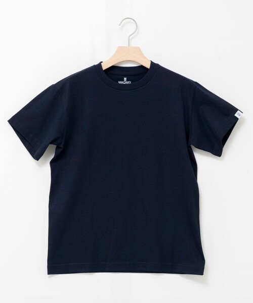 MAQWEL(マクウェル)の「【MAQWEL/マクウェル】ウォッシャブルコンパクトコーマTシャツ(Tシャツ/カットソー・レディース・グレイッシュベージュ/ホワイト/ブラウン/ネイビー・FREE)」の18枚目の写真