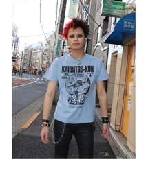 ハードコアチョコレート（ハードコアチョコレート）の「怪物くん(アラマ荘アシッドブルー)（Tシャツ/カットソー）」
