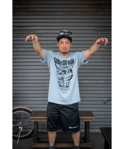 ハードコアチョコレート(ハードコアチョコレート)の「怪物くん(アラマ荘アシッドブルー)(Tシャツ/カットソー・メンズ・ダークブルー・XX-LARGE/X-LARGE/LARGE)」の14枚目の写真