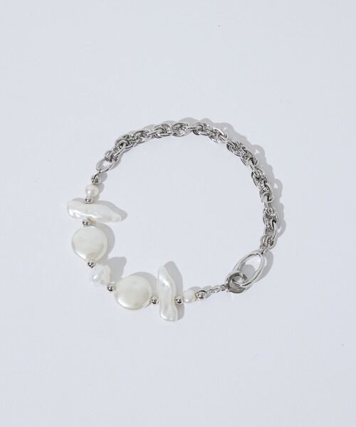 collex(コレックス)の「【dignif】【金属アレルギー対応】ブレスレット Pearl Link(ブレスレット・レディース・シルバー・フリー)」の3枚目の写真