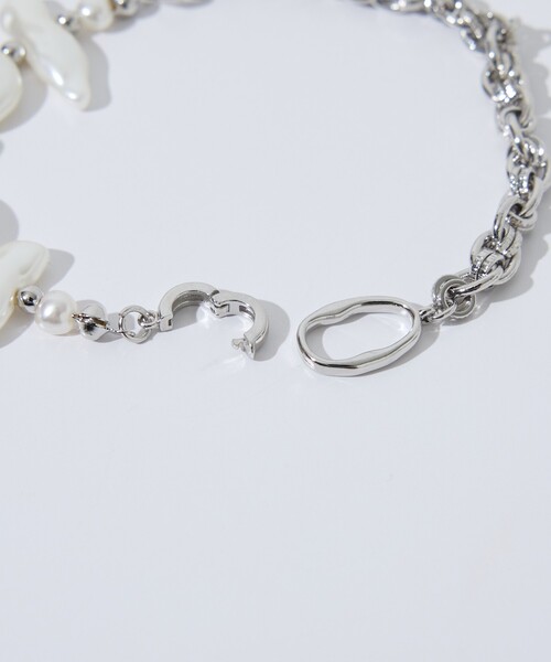 collex(コレックス)の「【dignif】【金属アレルギー対応】ブレスレット Pearl Link(ブレスレット・レディース・シルバー・フリー)」の5枚目の写真