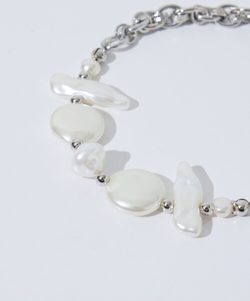 collex(コレックス)の「【dignif】【金属アレルギー対応】ブレスレット Pearl Link(ブレスレット・レディース・シルバー・フリー)」の7枚目の写真