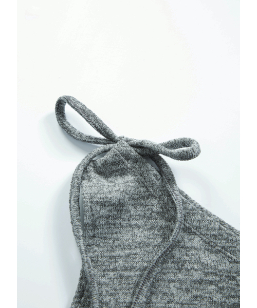 ASON（アズオン）の「MUSE CUT-OUT TEE / GRAY（Tシャツ/カットソー・レディース・その他・FREE）」の2枚目の写真