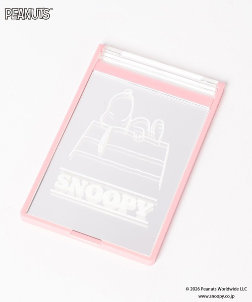 LOWRYS FARM(ローリーズファーム)の「【SNOOPY】ミニミラー 669428/GOODS(手鏡/メイクミラー・レディース・ベージュ/ブラック/ピンク・FREE)」の7枚目の写真