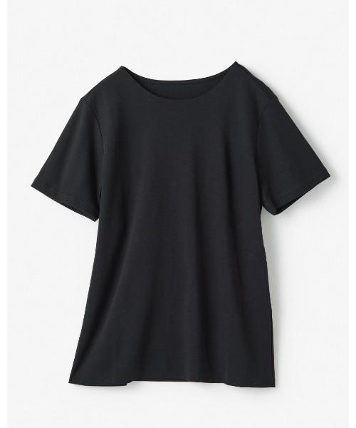 DoCLASSE（ ドゥクラッセ）の「【クルーネック・半袖／スーピマ・DoT】（Tシャツ/カットソー・レディース・グリーン/ブラック/ライトグレー/ホワイト・M/L）」の10枚目の写真