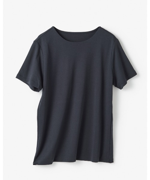 DoCLASSE（ ドゥクラッセ）の「【クルーネック・半袖／スーピマ・DoT】（Tシャツ/カットソー・レディース・グリーン/ブラック/ライトグレー/ホワイト・M/L）」の17枚目の写真
