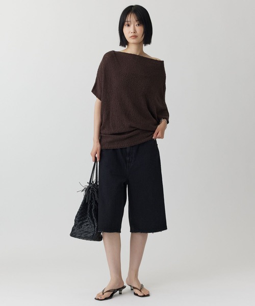 upperhights(アッパーハイツ)の「【upper hights】THE LIAM SHORT(デニムパンツ・レディース・ブルー/ブラック・23inch/24inch)」の13枚目の写真