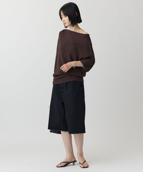 upperhights(アッパーハイツ)の「【upper hights】THE LIAM SHORT(デニムパンツ・レディース・ブルー/ブラック・23inch/24inch)」の14枚目の写真
