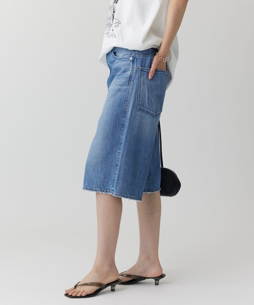 upperhights(アッパーハイツ)の「【upper hights】THE LIAM SHORT(デニムパンツ・レディース・ブルー/ブラック・23inch/24inch)」の5枚目の写真