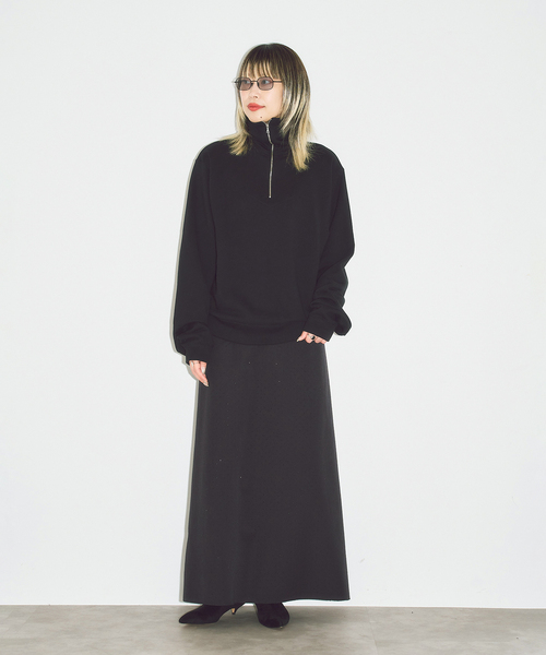 CITYSHOP(シティーショップ)の「CRYSTAL DOT LONG スカート(スカート・レディース・グレー/ブラック・36/38)」の5枚目の写真