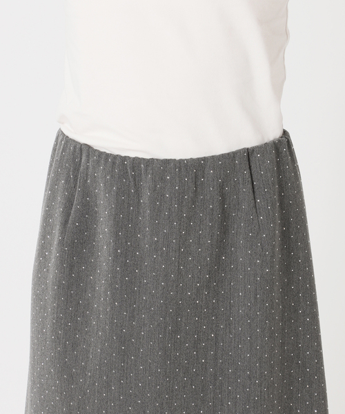 CITYSHOP(シティーショップ)の「CRYSTAL DOT LONG スカート(スカート・レディース・グレー/ブラック・36/38)」の14枚目の写真