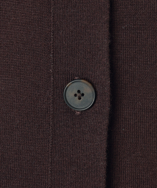 Spick & Span(スピックアンドスパン)の「《新色有り / 追加》18G カーディガン(カーディガン/ボレロ・レディース・ネイビー/ブラウン系その他/レッド・FREE)」の10枚目の写真