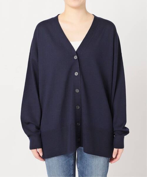 Spick & Span(スピックアンドスパン)の「《新色有り / 追加》18G カーディガン(カーディガン/ボレロ・レディース・ネイビー/ブラウン系その他/レッド・FREE)」の12枚目の写真