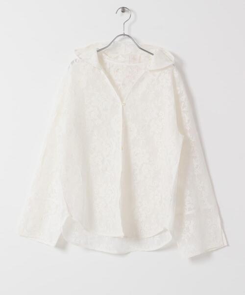 URBAN RESEARCH ROSSO WOMEN（アーバンリサーチ　ロッソ）の「YENN　PORTABLE LACE HOODIE（パーカー・レディース・アイボリー/ブラック・FREE）」の3枚目の写真