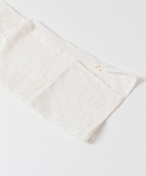 URBAN RESEARCH ROSSO WOMEN（アーバンリサーチ　ロッソ）の「YENN　PORTABLE LACE HOODIE（パーカー・レディース・アイボリー/ブラック・FREE）」の4枚目の写真