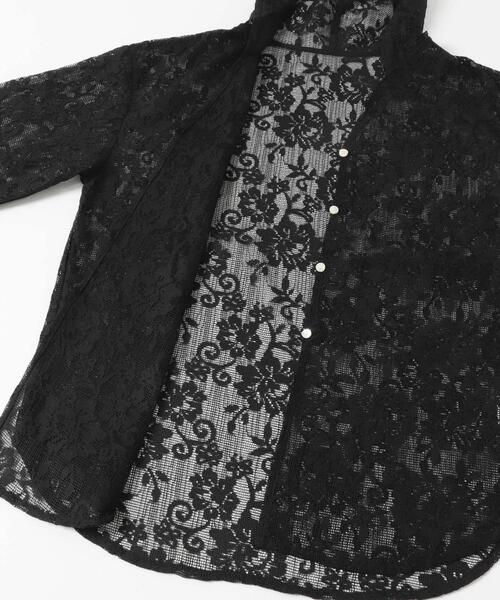 URBAN RESEARCH ROSSO WOMEN（アーバンリサーチ　ロッソ）の「YENN　PORTABLE LACE HOODIE（パーカー・レディース・アイボリー/ブラック・FREE）」の8枚目の写真