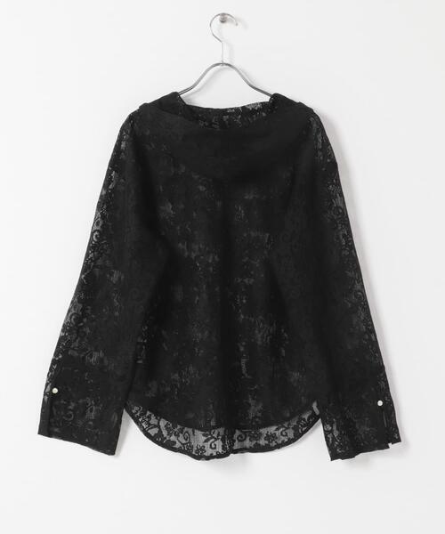 URBAN RESEARCH ROSSO WOMEN（アーバンリサーチ　ロッソ）の「YENN　PORTABLE LACE HOODIE（パーカー・レディース・アイボリー/ブラック・FREE）」の9枚目の写真