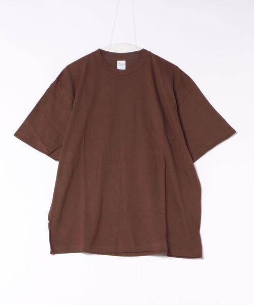 TONE SELECT GOODS（トーンセレクトグッズ）の「5.6オンス ヘビーウェイトビッグＴシャツ 【[プリントスター] 半袖 無地 5.6オンス ヘビーウェイト ビック シルエット Tシャツ】（Tシャツ/カットソー・メンズ・ライトベージュ/ピンク系その他/ブラック/ダークブラウン/ホワイト・LARGE/MEDIUM/X-LARGE/SMALL）」の4枚目の写真