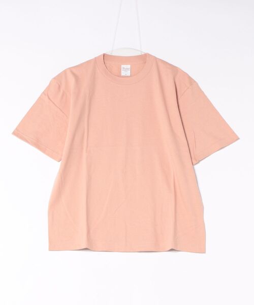 TONE SELECT GOODS（トーンセレクトグッズ）の「5.6オンス ヘビーウェイトビッグＴシャツ 【[プリントスター] 半袖 無地 5.6オンス ヘビーウェイト ビック シルエット Tシャツ】（Tシャツ/カットソー・メンズ・ライトベージュ/ピンク系その他/ブラック/ダークブラウン/ホワイト・LARGE/MEDIUM/X-LARGE/SMALL）」の2枚目の写真
