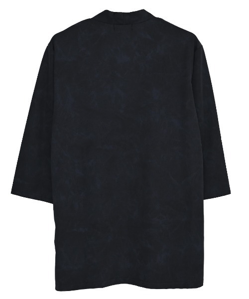 Bernings Sho(バーニングショー)の「『Bernings Sho/バーニングショー』スモーク柄ノーカラー7分袖カーディガン(カーディガン/ボレロ・メンズ・ブラック/ホワイト・XL/L/M)」の13枚目の写真