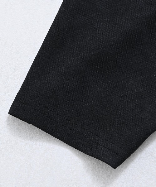 Bernings Sho(バーニングショー)の「『Bernings Sho/バーニングショー』スモーク柄ノーカラー7分袖カーディガン(カーディガン/ボレロ・メンズ・ブラック/ホワイト・XL/L/M)」の11枚目の写真