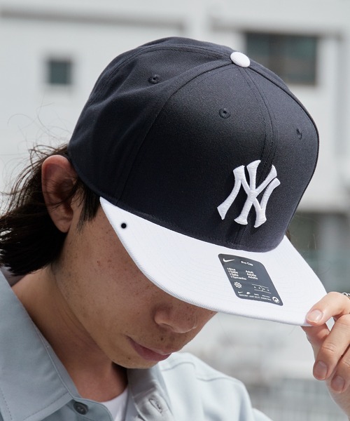 NIKE(ナイキ)の「NIKE/ナイキ DRI-FIT PRO CAP フラットバイザー ブランドロゴ 6Pパネル ベースボールキャップ メンズ 2026年夏(キャップ・メンズ・ブラウン/ブラック×ホワイト/ロイヤルブルー/ネイビー×ホワイト・M/L)」の14枚目の写真