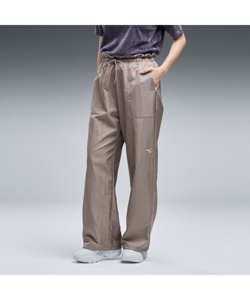 PUMA(プーマ)の「PUMA プーマ ウィメンズ ESS エレベーテッド ウーブン ワイド パンツ(その他パンツ・レディース・グレー/ブラック・X-LARGE/MEDIUM/SMALL/LARGE)」の7枚目の写真
