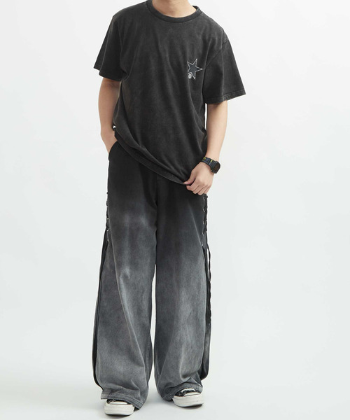 CONVERSE（コンバース）の「FLOWER BACK PRINT T-SHIRT（Tシャツ/カットソー・レディース・ホワイト/ブラック/サックスブルー・MEDIUM/SMALL）」の19枚目の写真