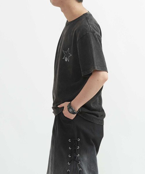 CONVERSE（コンバース）の「FLOWER BACK PRINT T-SHIRT（Tシャツ/カットソー・レディース・ホワイト/ブラック/サックスブルー・MEDIUM/SMALL）」の20枚目の写真