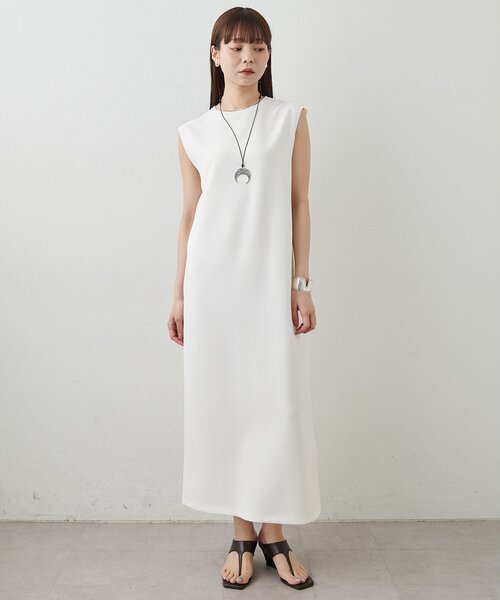 Whim Gazette（ウィムガゼット）の「Vガゼットノースリーブワンピース
