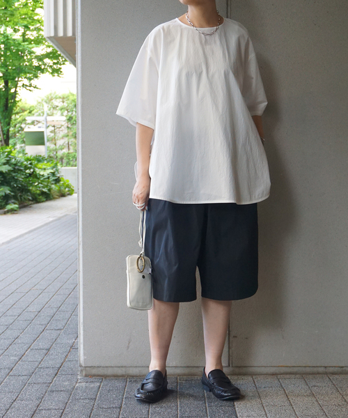 JOURNAL STANDARD LUXE（ジャーナルスタンダード　ラックス）の「《追加》TCメモリーギャザーハーフパンツ（その他パンツ・レディース・ブラック・FREE）」の22枚目の写真