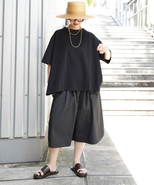JOURNAL STANDARD LUXE（ジャーナルスタンダード　ラックス）の「《追加》TCメモリーギャザーハーフパンツ（その他パンツ・レディース・ブラック・FREE）」の19枚目の写真